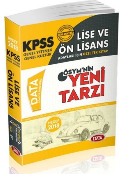 2018 KPSS Lise Ve Ön Lisans Adaylar İçin Özel Tek Kitap