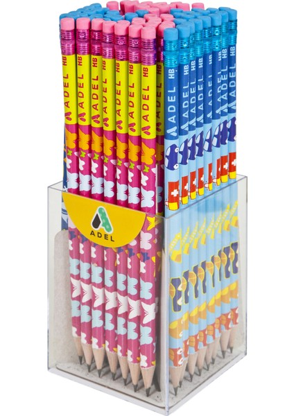 Kids Desenli Silgili Kurşun Kalem
