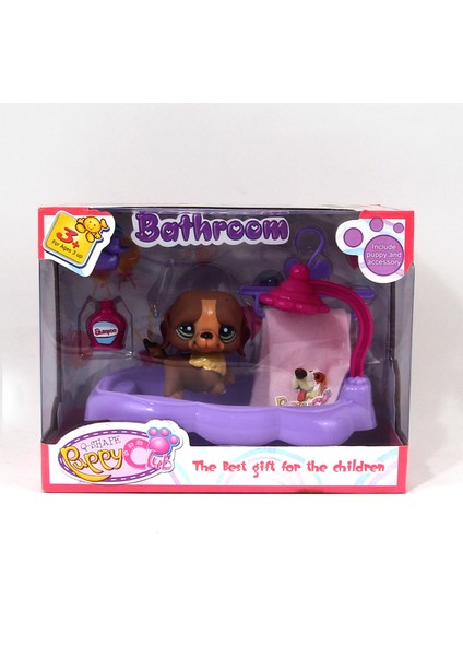 Puppy Club Bathroom Oyuncak Miniş Set Bathroom 17 Cm indirimleri
