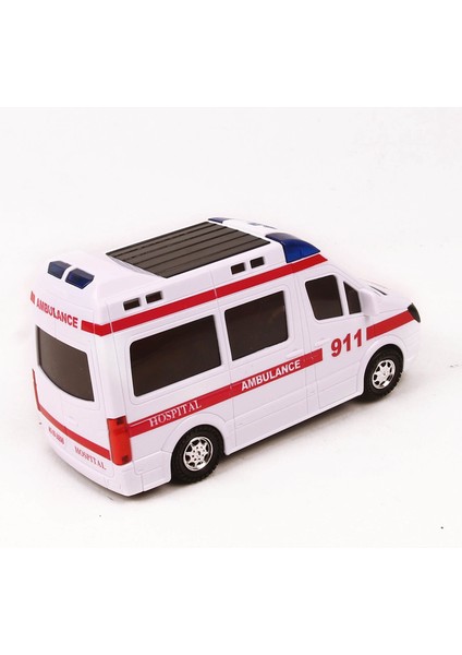 Prestij Oyuncak Oyuncak Ambulans Işıklı Sirenli Kornalı Çarp Dön 11X2Cm