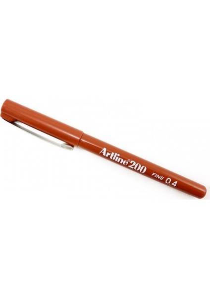 Fineliner İnce Uçlu Keçeli Kalem 0,4 Kahverengi
