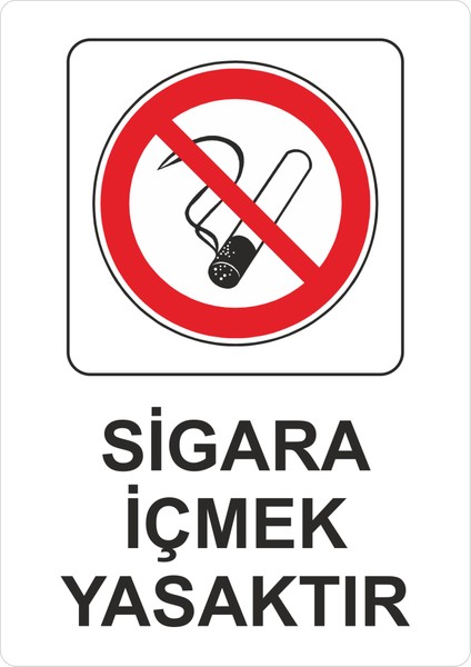 Sigara İçmek Yasaktır Sticker Etiket