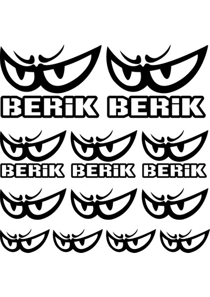 Sticker Master Berik Sponsor Set Sticker Oto Motor Pc Etiket