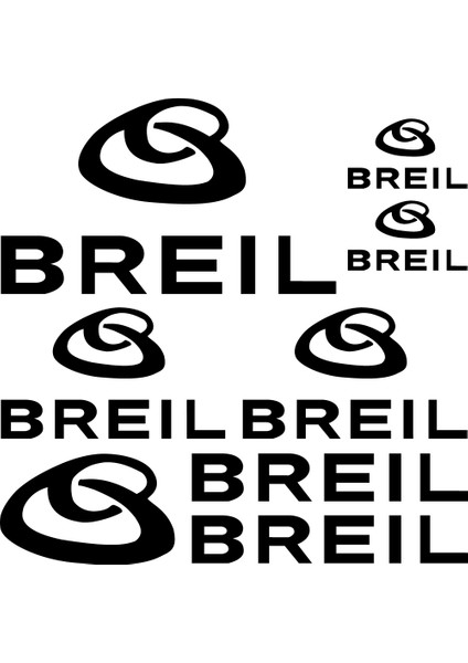 Sticker Master Breil Sponsor Set Sticker Oto Motor Pc Etiket