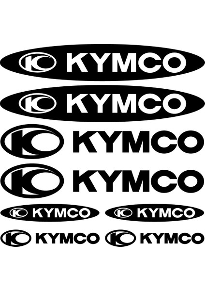 Sticker Master Kymco Sponsor Set Sticker Oto Motor Pc Etiket