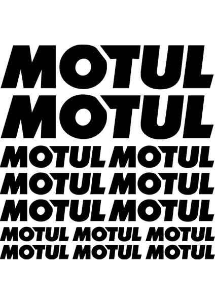 Sticker Master Motul Sponsor Set Sticker 2 Oto Motor Pc Etiket