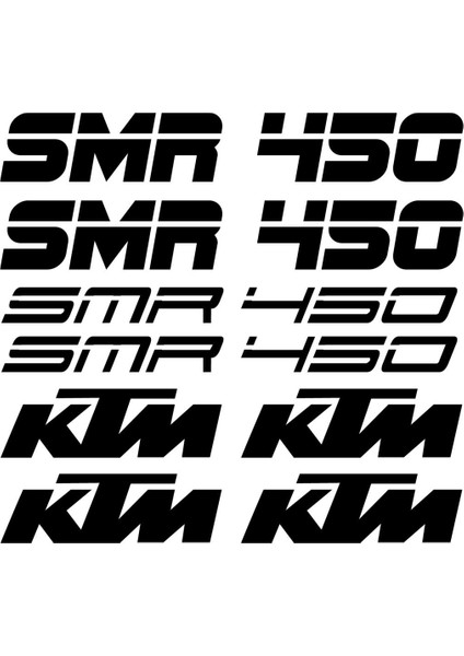Sticker Master Ktm 450 Smr Sticker Set Oto Motor Pc Etiket