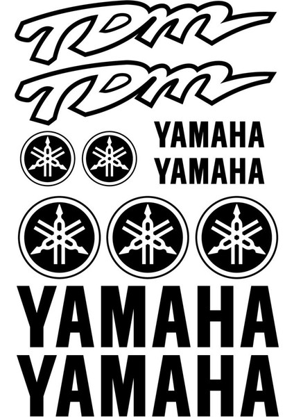 Sticker Master Yamaha TDM Sticker Set Oto Motor Pc Etiket
