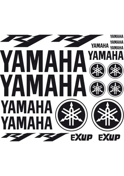 Sticker Master Yamaha R1 Sticker Set 1 Oto Motor Pc Etiket