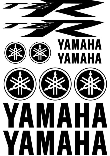 Sticker Master Yamaha TZR Sticker Set Oto Motor Pc Etiket