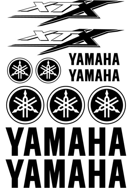 Sticker Master Yamaha XTX Sticker Set Oto Motor Pc Etiket
