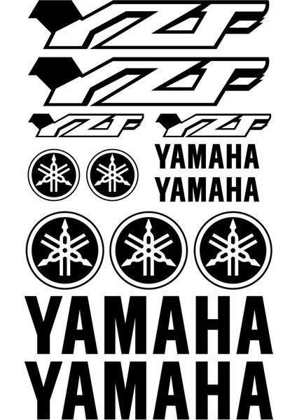 Sticker Master Yamaha YZF Sticker Set Oto Motor Pc Etiket
