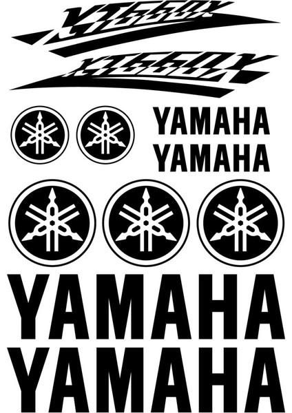 Sticker Master Yamaha XT 660 X Sticker Set Oto Motor Pc Etiket