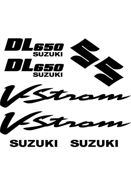 Sticker Master Suzuki DL 650 Vstrom Sticker Set Oto Motor Pc Etiket