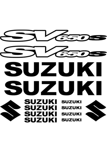 Sticker Master Suzuki SV650 S Sticker Set Oto Motor Pc Etiket