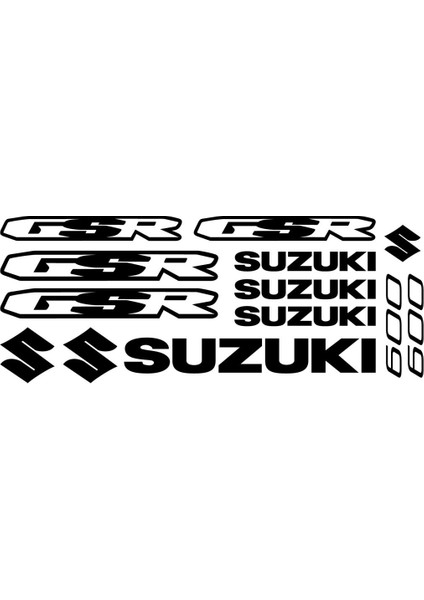 Sticker Master Suzuki Gsr 600 Sticker Set 1 Oto Motor Pc Etiket