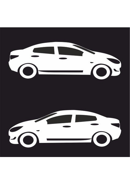 Sticker Master Accent Blue Basık Araç Sticker Oto Motor Pc Etiket