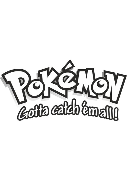 Sticker Master Pokemon Go Catch Em All Sticker Black Oto Motor Pc Etiket