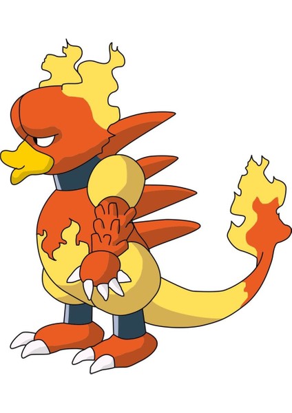 Sticker Master Pokemon Magmar Sticker Oto Motor Pc Etiket