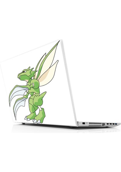 Sticker Master Pokemon Scyther Laptop Sticker Oto Motor Pc Etiket