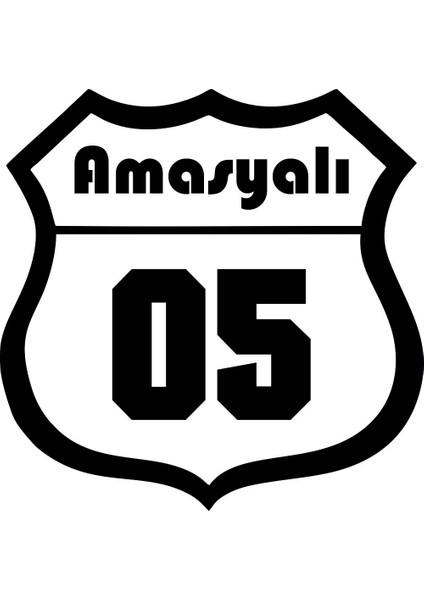 Sticker Master Amasyalı 05 Oto Sticker Oto Motor Pc Etiket