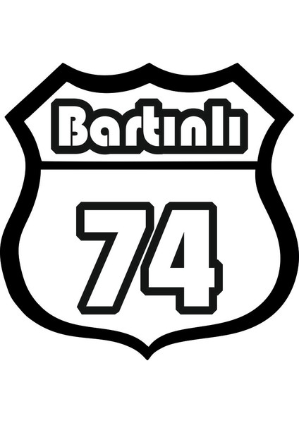 Sticker Master Bartınlı 74 Sticker Oto Motor Pc Etiket