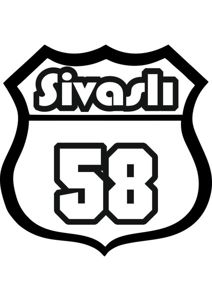 Sticker Master Sivaslı 58 Sticker Oto Motor Pc Etiket