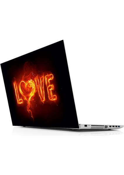 Sticker Master Love Flame Laptop Sticker Oto Motor Pc Etiket