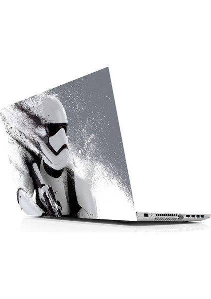 Sticker Master Star Wars Darth Vader White Laptop Sticker Oto Motor Pc Etiket
