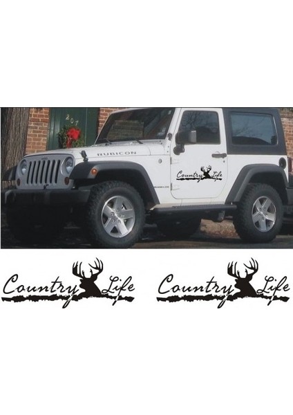 Sticker Master Country Life Sticker,Jeep Sticker Oto Motor Pc Etiket