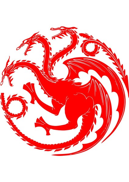Sticker Master Game of Thrones Logo Duvar Sticker Oto Motor Pc Etiket