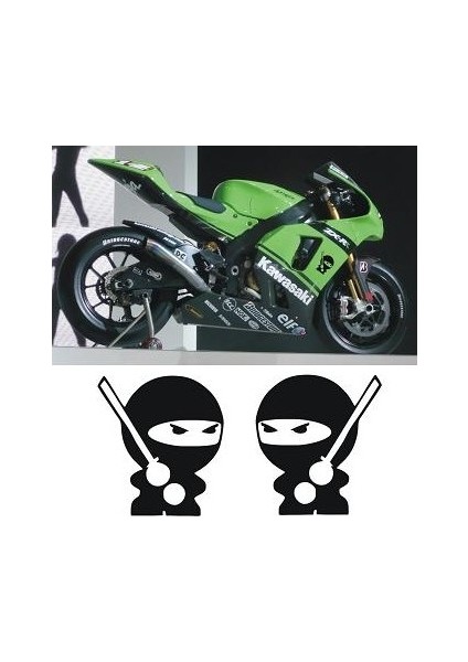 Sticker Master Kawasaki Ninjalar Sticker Oto Motor Pc Etiket