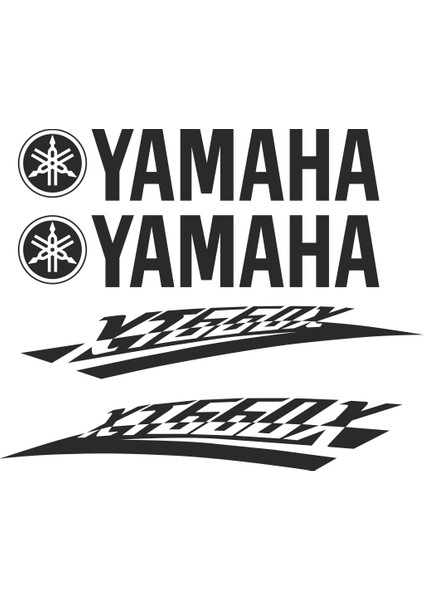 Sticker Master Yamaha Xt660x Sticker Set Oto Motor Pc Etiket
