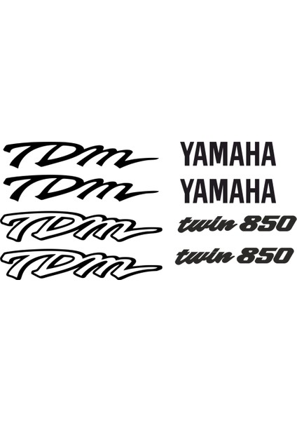 Sticker Master Yamaha Tdm Sticker Set Oto Motor Pc Etiket
