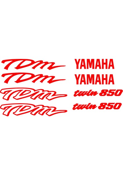 Sticker Master Yamaha Tdm Sticker Set Oto Motor Pc Etiket fiyatları
