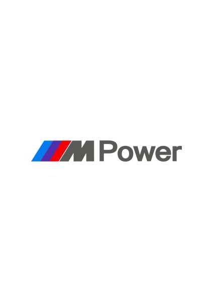 Sticker Master Bmw M Power Sticker Oto Motor Pc Etiket