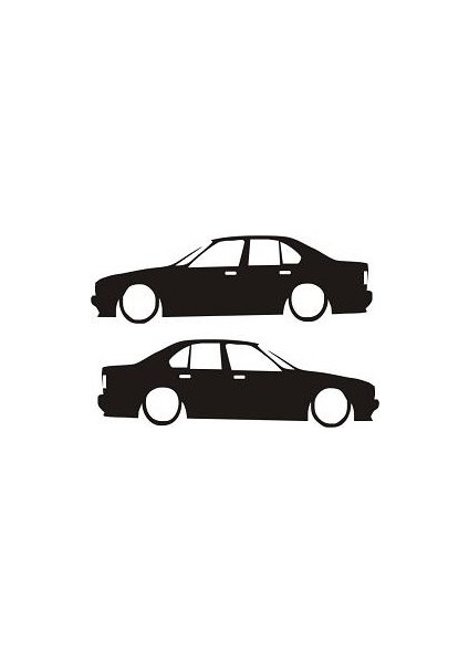 Sticker Master Bmw E-34 Sticker Oto Motor Pc Etiket