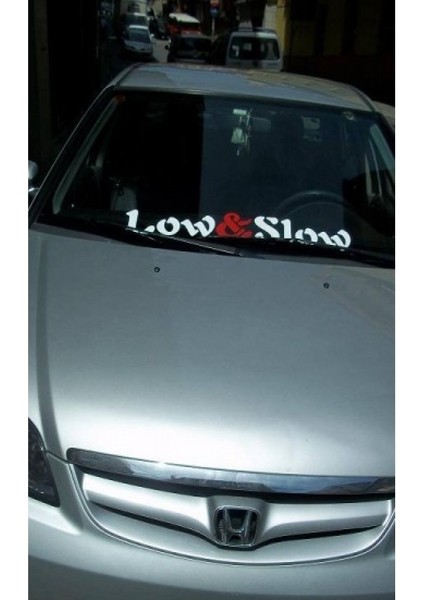 Sticker Master Low & Slow Sticker Oto Motor Pc Etiket