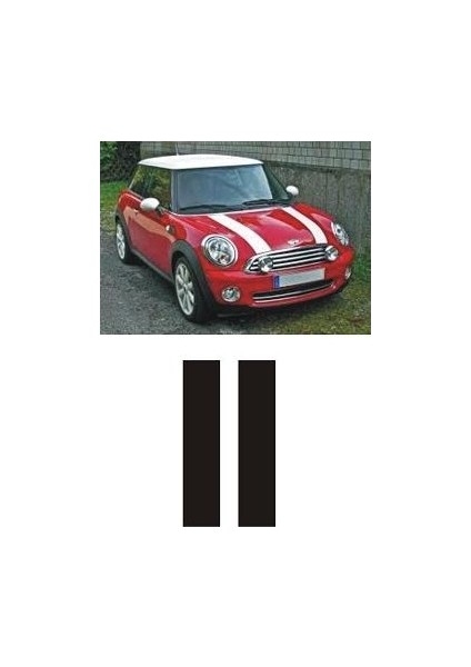 Sticker Master Mini Cooper Şerit Sticker Oto Motor Pc Etiket