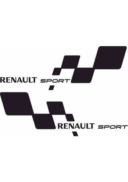 Sticker Master Renault Sport Sticker Oto Motor Pc Etiket