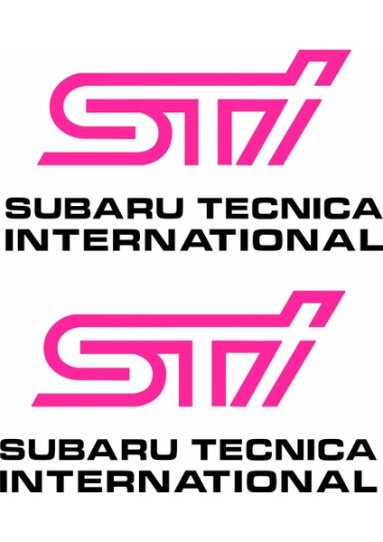 Sticker Master Subaru Sti Set Sticker Oto Motor Pc Etiket