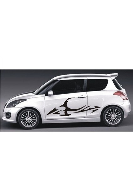 Sticker Master Suzuki Swift Yan Sticker Set-2 Oto Motor Pc Etiket