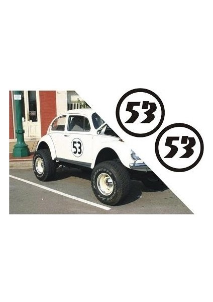 Sticker Master 53 Vw Sticker-2 Oto Motor Pc Etiket