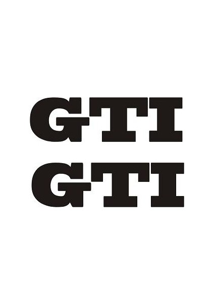 Sticker Master Gtı Volkswagen Sticker Oto Motor Pc Etiket