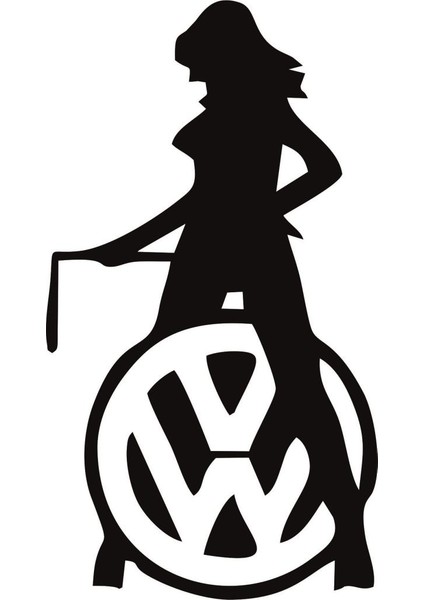 Sticker Master Vw Sticker Women Oto Motor Pc Etiket