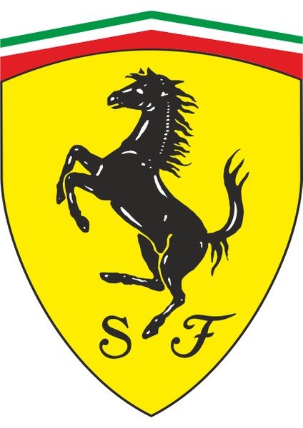 Sticker Master Ferrari Sticker Oto Motor Pc Etiket