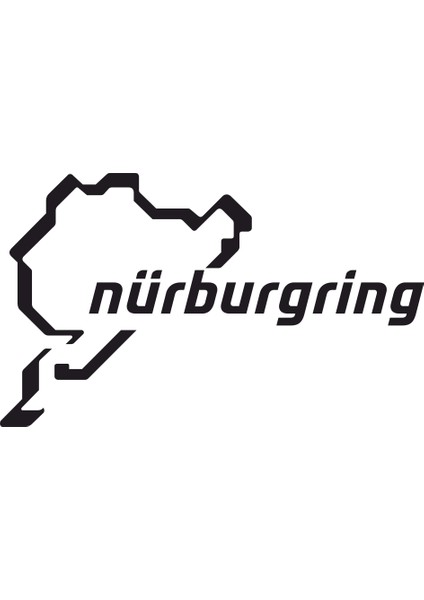 Sticker Master Nürburgring Sticker Oto Motor Pc Etiket