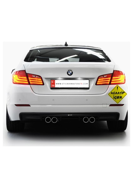 Sticker Master Acayip İçer Sticker Oto Motor Pc Etiket