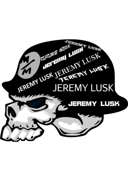Sticker Master Metal Mulisha Sticker Oto Motor Pc Etiket