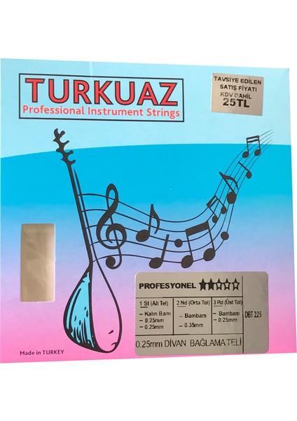 Dbt225 0.25 Mm Çelik + İpek Bamlı Takım Tel Divan Bağlama Teli 025